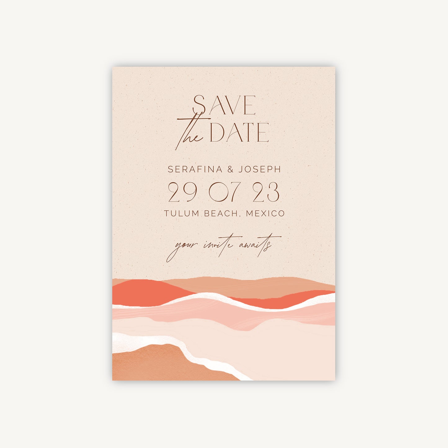 Palm Beach Wedding Save the Date